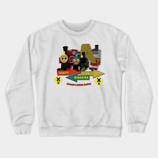 Crotoonia's Railside Roadtrip - Three New Minis Crewneck Sweatshirt